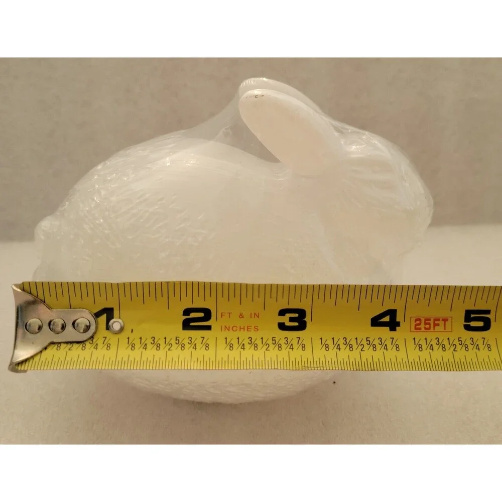 Easter Glass Bunny Container White Covered Candy Dish Target Bullseye Playground